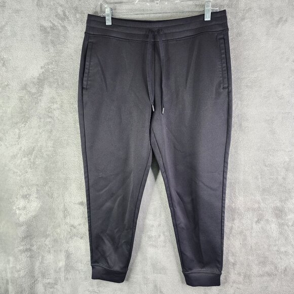 Womens Black 32 Degrees Heat Jogger Pants Drawstring Elastic Waist Size M - Picture 2 of 12